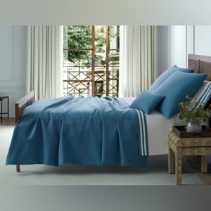 Matouk Giorgio Matelasse Cotton Full/Queen Coverlet in Sea